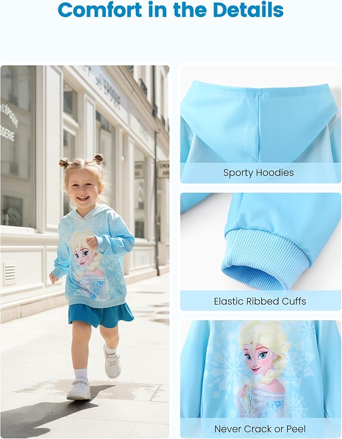 Disney Lilo & Stitch Minnie Mickey Spiderman Frozen Elsa Boys/Girls Hoodie Sweatshirt Graphic Pullover Tops Toddler-Big Kid
