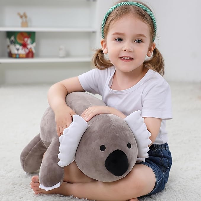 4.2lbs Koala Weighted Stuffed Animals, Weighted Stuffed Animal Plush 24", Giant Koala Stuffed Animal Pillow Soft Doll Toy Gifts for Kids Adults Women Men Girls Boy