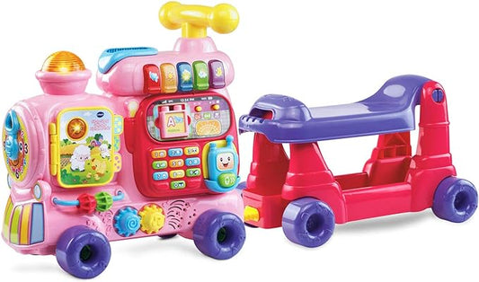 VTech Sit-to-Stand Ultimate Alphabet Train (Frustration Free Packaging), Pink