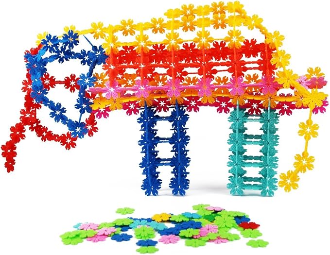 QUN XING Building Toys Stem Toys 300PCS Big Size Interlocking Creative Educational Building Blocks Set Classroom Must Haves Manipulatives for Preschool for Teacher Boys and Girls Kids Ages 4-8