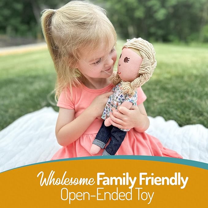 Elly & Grace Bible Stories for Kids, So Loved Collection: Book and Doll Set Teaching Christian Toddlers Faith Lessons, Great Baby Baptism Gifts for Girls (Grace Doll)