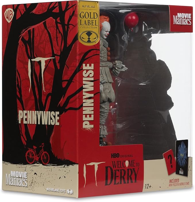McFarlane Toys- Pennywise (Welcome to Derry) 6in Posed Figure Gold Label