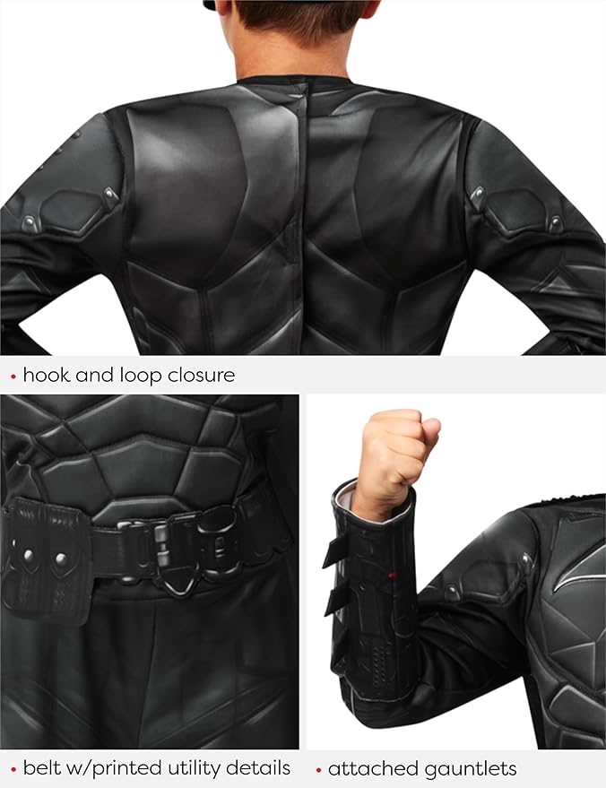 Rubies The Batman: Batman Costume for Kids, Boy's Small