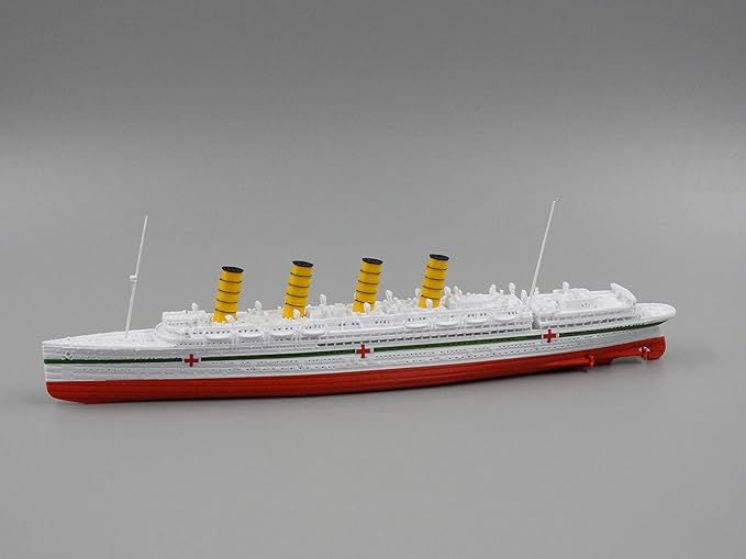12" Prebuilt Display Model Ship (HMHS Mauretania 1ft length Model)
