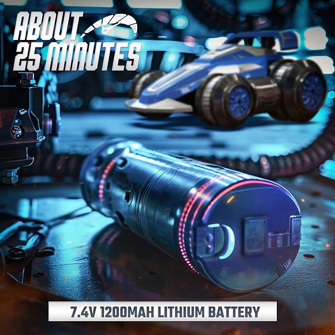 4WD Remote Control Car 360° Spins RC Stunt Car with Lights&Music,Best Birthday Gifts Toys for 6 7 8 9 10 11 12 Year Old Boys