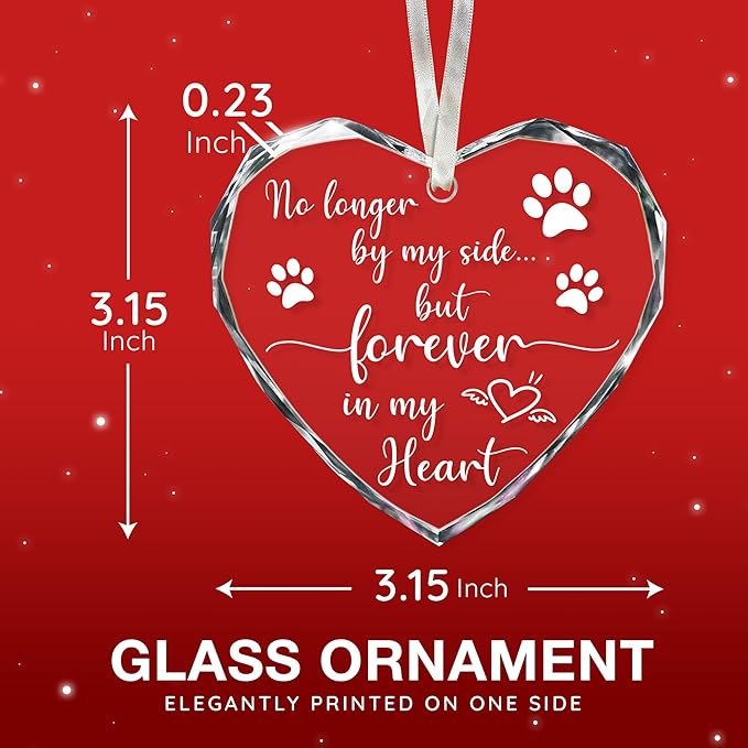 Pet Memorial Ornament for Christmas Tree - Unique Ornaments for Memory Keepsake - Ideal Gifts for pet Memorials - Pet Loss Gifts - A Ornament Reminder of Puppy Memories