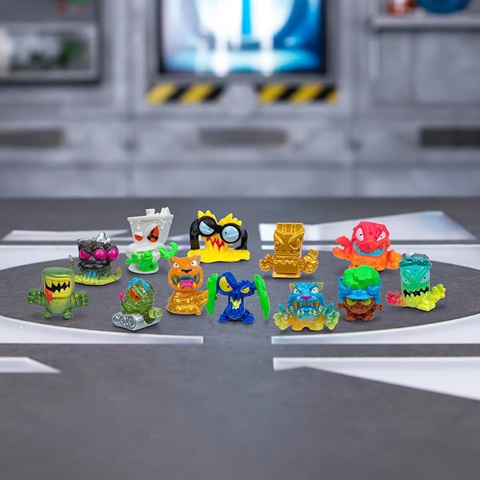 MrBeast Lab Swarms Series 2, Atomic Series 12 Pack – Python Panther, Add Water, Shake The Test Tube and Reveal 2 of 12, 1-inch (2.5 cm) MrBeast Swarms Collectible Micro Beasts. 85+ to Collect!
