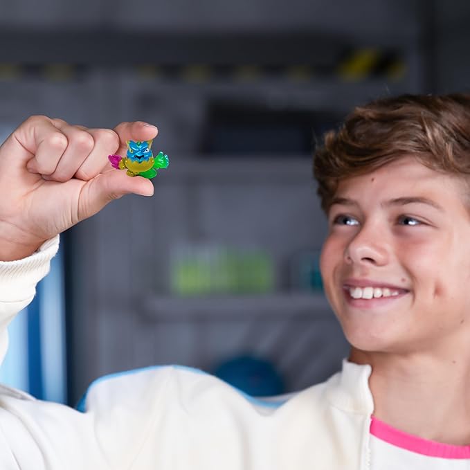 MrBeast Lab Swarms Series 2 Atomic Lab 5 Pack – Collectible Micro Beasts, Add Water & Shake Test Tube to Reveal 2 of 5 Surprise 1" Figures, 85 to Collect, Mystery Teams, Fun Unboxing Toy for Kids 5+