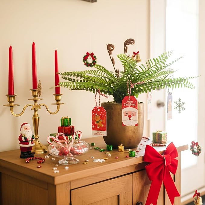 Artificial 21 Fronds Boston Ferns with Pot for Home and Outdoor Decor, Large Faux Fern Plants Decoration for Office & Living Room, Patio, Garden, Suitable for Christmas Decor (Golden Pot)