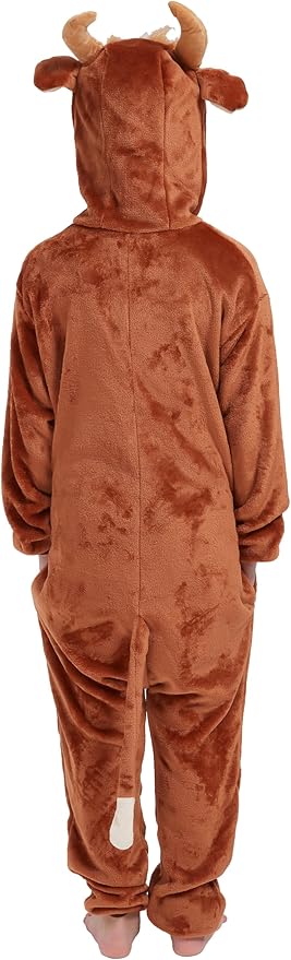 ABENCA Kids Onesie Animal Girls Costume One Piece Pajamas Sleepwear Cosplay Halloween Christmas