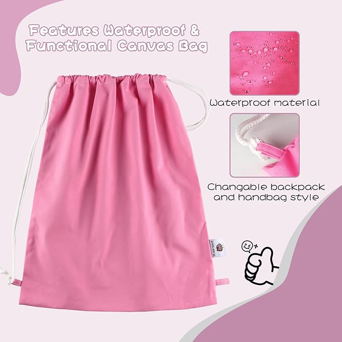 Toddlers Nap Mat with Removable Pillow and Soft Blanket, Lightweight Daycare Preschool Kindergarten Sleeping Bag, Travel Slumber for Kids Girls Boys