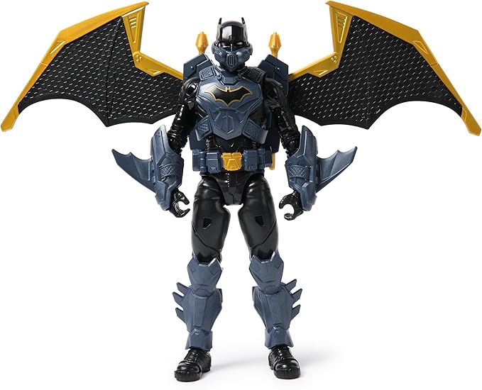 Batman Adventures, 12-inch Night Sky Batman Action Figure with Expandable Wings, Kids Toys for Boys and Girls Age 3 and Up