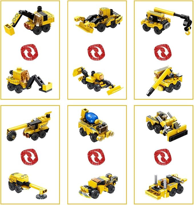 Robot Building Toys for 6 7 8 9 10 11 12 13 14 Years Old Kids | 25-in-1 Construction Blocks Sets for Robot or Trucks, Christmas Birthday Gifts for Age 6-8 7-9 8-14 yrs Boys