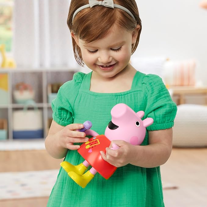PEPPA PIG Talk & Sing Peppa Doll, Musical Toy with 50+ Sounds, Phrases, and Songs, Preschool Toys for 3 Year Old Girls and Boys and Up