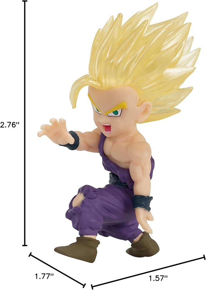 Dragon Ball Super Adverge Set 6 - SS Goku, SS 2 Gohan, Cell, Android 16 - Bandai Collectible Toy Figures Box Set