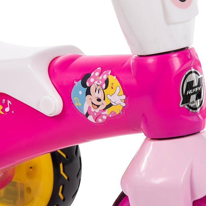 Huffy Disney Minnie Mouse Light Up Kids' Trike, Ideal for Ages 3+, Minnie Mouse Graphics, Colorful and Playful Design, Simple Coaster Brake, Sturdy and Durable, Safe for Toddlers, Girl's