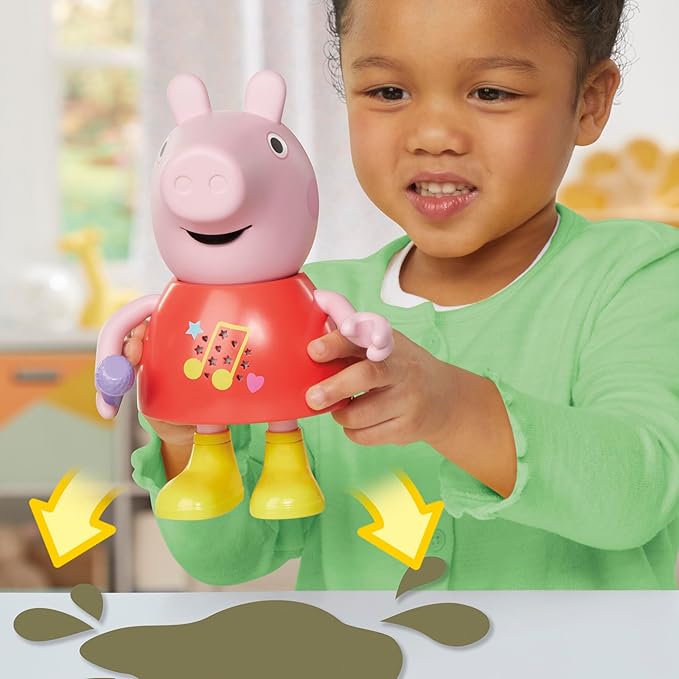 PEPPA PIG Talk & Sing Peppa Doll, Musical Toy with 50+ Sounds, Phrases, and Songs, Preschool Toys for 3 Year Old Girls and Boys and Up