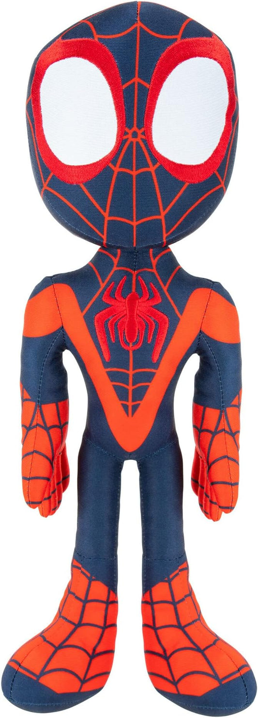 Marvel Spidey and his Amazing Friends My Friend Miles Talking Plush - 16-Inch Miles Morales with Sounds - Toys Featuring Your Friendly Neighborhood Spideys