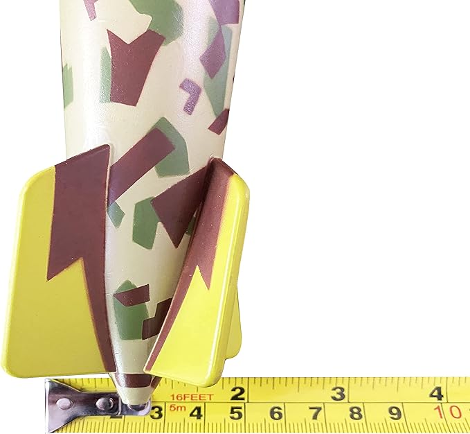Official (UTL) Torpedo Glider Diving Toy Rocket Summer Camouflage Design 10"