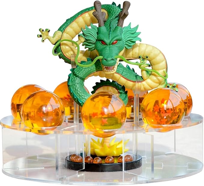 Model Set Includes a Dragon Sculpture, 1.7 in Crystal Ball, LED Base and a Gift Box. Home Decoration and is Also a Suitable Gift for Halloween and Christmas
