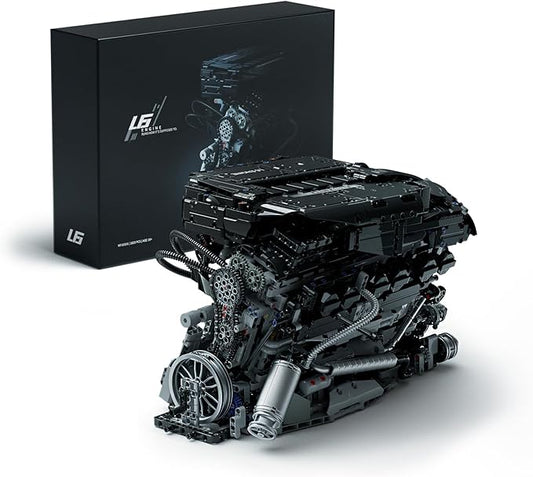 Nifeliz L6 Engine Building Set, Advanced Collector’s Engine Model Toy, Physical Science Educational Toy for Adults, Home or Office Display (2,820PCS, NF10316)