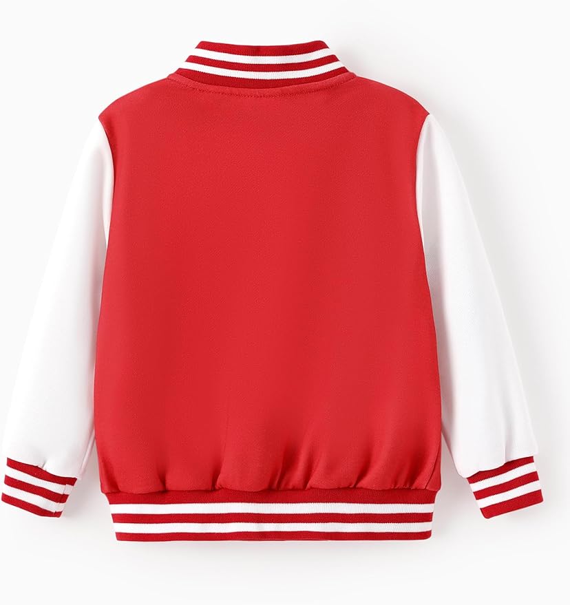 Disney Minnie Mickey Stitch Princess Frozen Elsa Marvel Jacket Lightweight Coat Button up Color Block Sweatshirt 2-14 Years