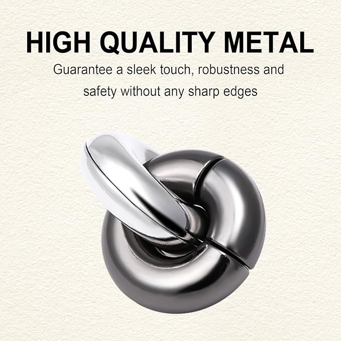 9pcs Metal Puzzle for Adult Disentanglement Puzzles Lock Puzzle Games Set Gift for Adults Teenagers