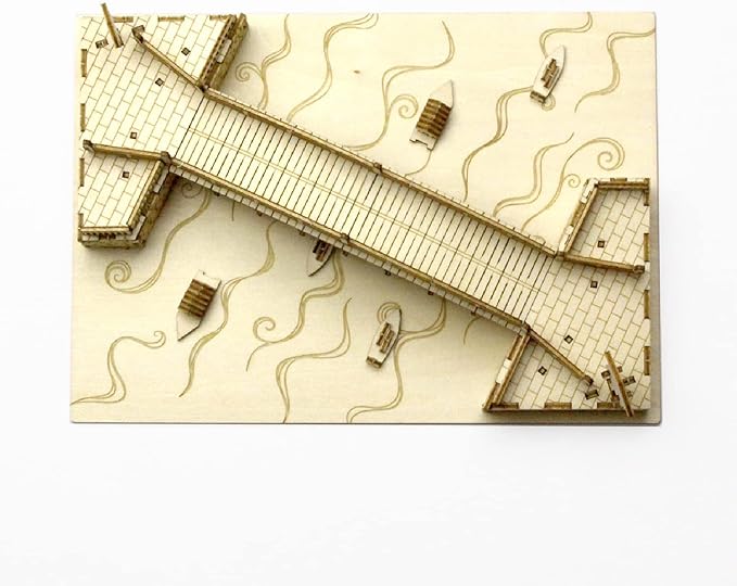 Nihonbashi Wooden Architecture 3D Puzzle - Fun DIY Wood Craft Kits