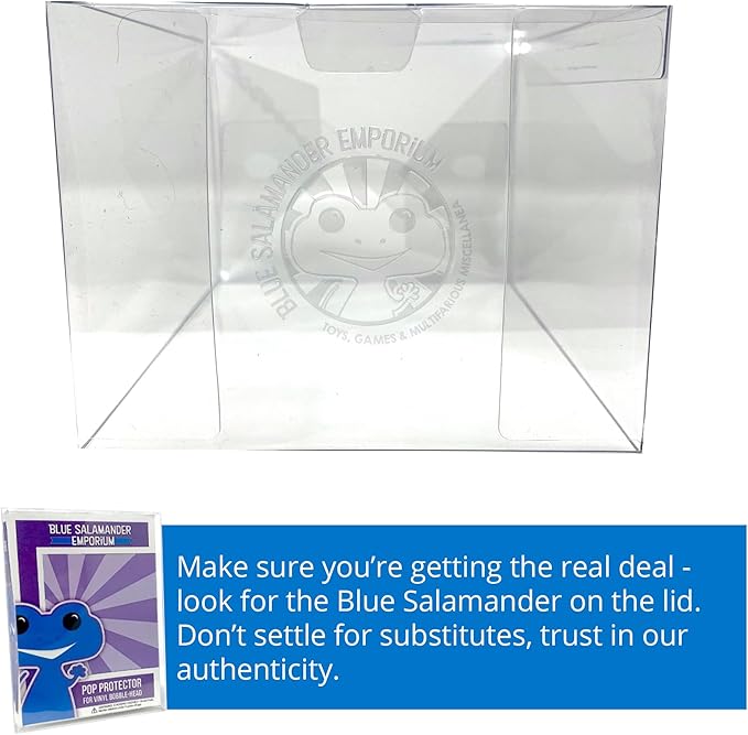 Blue Salamander Emporium Plastic Protector Cases Bundled with Batman 85th Anniversary The Joker with Teeth #517 and Batman Bloody #518 Vinyl Figures