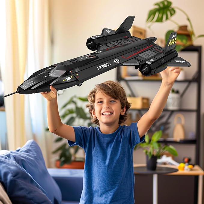 Fighter Jet Toy Building Sets - 1775 Peice Large Model Airplane Kit For Adults Boys Girls, Military Toys Are Suitable For Military Enthusiasts Collection, Christmas, New Year, Birthday Gifts.