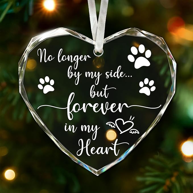 Pet Memorial Ornament for Christmas Tree - Unique Ornaments for Memory Keepsake - Ideal Gifts for pet Memorials - Pet Loss Gifts - A Ornament Reminder of Puppy Memories
