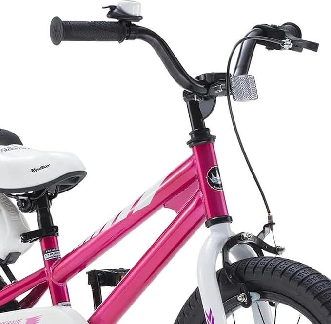 RoyalBaby Kids Bike Freestyle Classic & EZ Balance Pedal Switchable Bicycle, 12 14 16 18 Inch, 3-10 Years Toddler to Big Kids