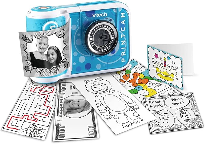 VTech KidiZoom PrintCam, Blue