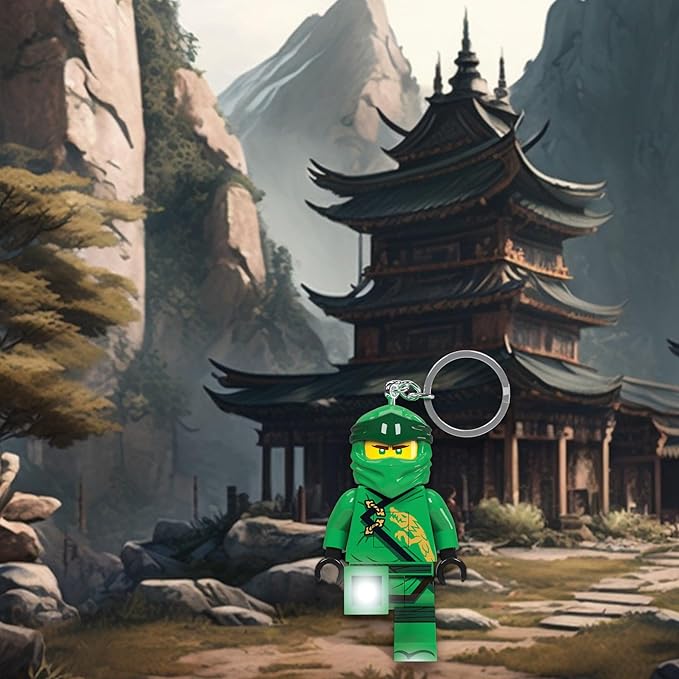 LEGO Ninjago Large 3 Inch Tall Figure Keychain Light - Lloyd (KE150H)