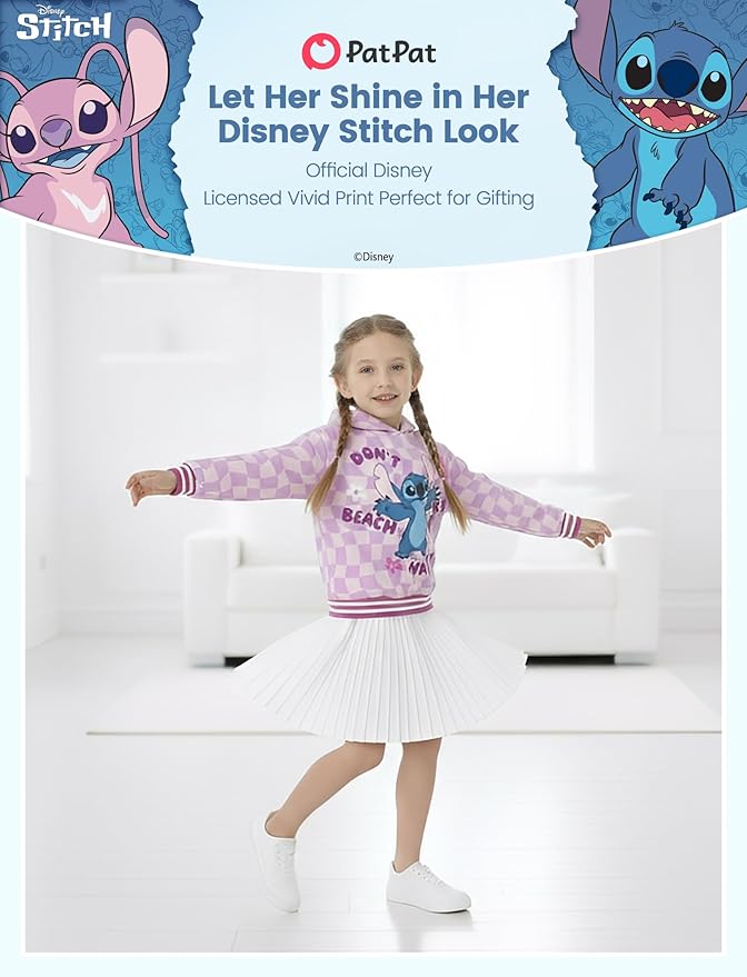 Disney Lilo & Stitch Minnie Mickey Spiderman Frozen Elsa Boys/Girls Hoodie Sweatshirt Graphic Pullover Tops Toddler-Big Kid