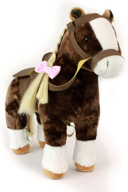 Playtime by Eimmie Play Pack Sets (Plush Horse Doll with Saddle)