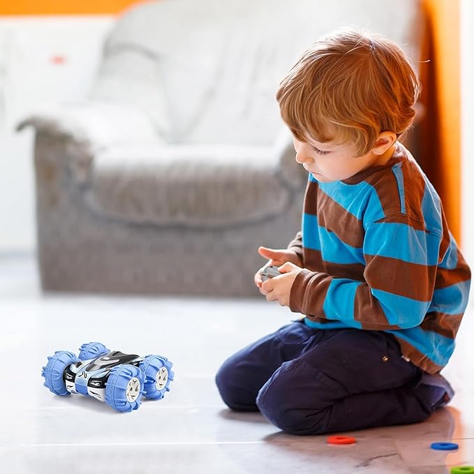 Exost 360 Aquacross Terrain Stunt RC Car - All-Terrain Inflatable Tires, 2.4Ghz Control, Acrobatic Flips for Ages 5+