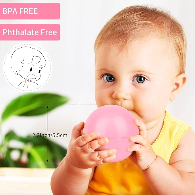 Vanland Ball Pit Balls for Baby and Toddler Phthalate Free BPA Free Crush Proof Plastic - Multicolored Pit Balls in Reusable Play Toys for Kids with Storage Bag