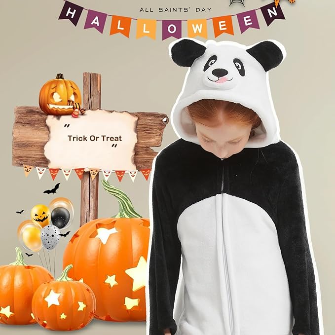 SWEETXIN Unise Kids Jumpsuit Cosplay Onesie One Piece Suit for Girls Boys Halloween Character Costume Dress Up Party