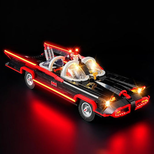 LIGHTAILING Light for Lego-76328 Batman: The Classic TV Series Batmobile - Led Lighting Kit Compatible with Lego Building Blocks Model - NOT Included The Model Set