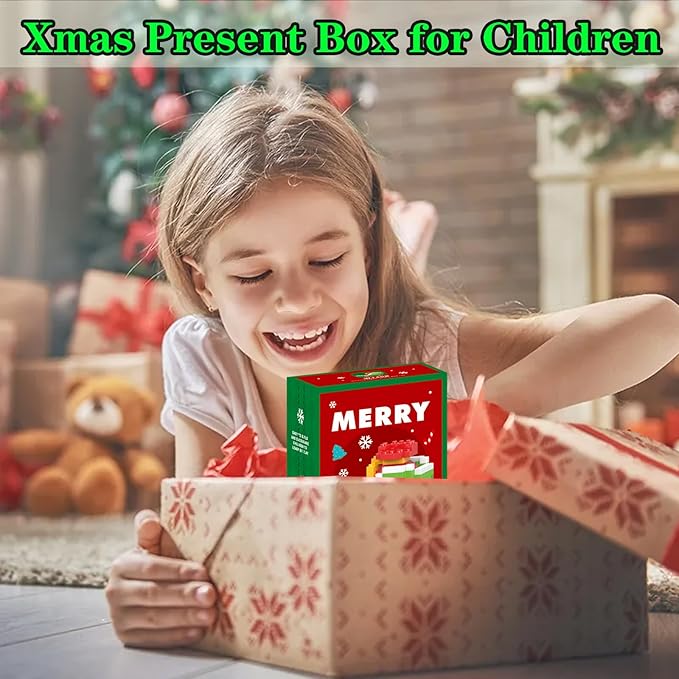 Christmas Sledges Building Blocks Set Compatible with Lego Advent Calendar 2025 Stacking New Toys Holiday Present Box New Year Xmas Gifts for Kids for Boys & Girls and Adults