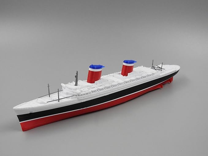 12" Prebuilt Display Model Ship (SS United States 1ft length Model)