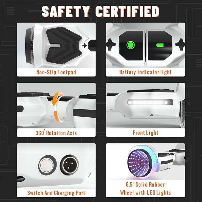 Scooter, Colorful LED Light-Up Wheels, Bluetooth Speakers and APP, Dual 250W Motors, 8.5 mph Max Speed & 8.5 Miles Max Range, Gifts for Kids Adults Girls Boys