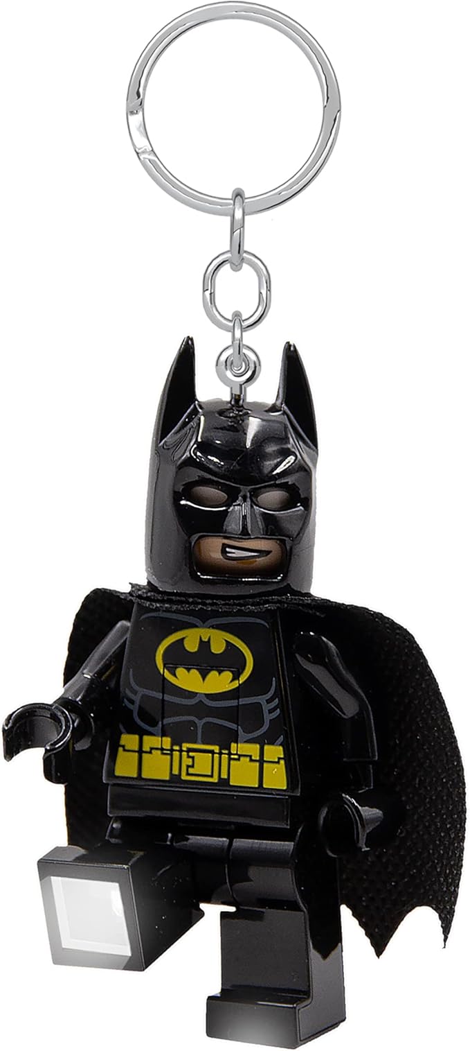 LEGO DC Super Heroes Large 3 Inch Tall Figure Keychain Light - Batman (KE26H)