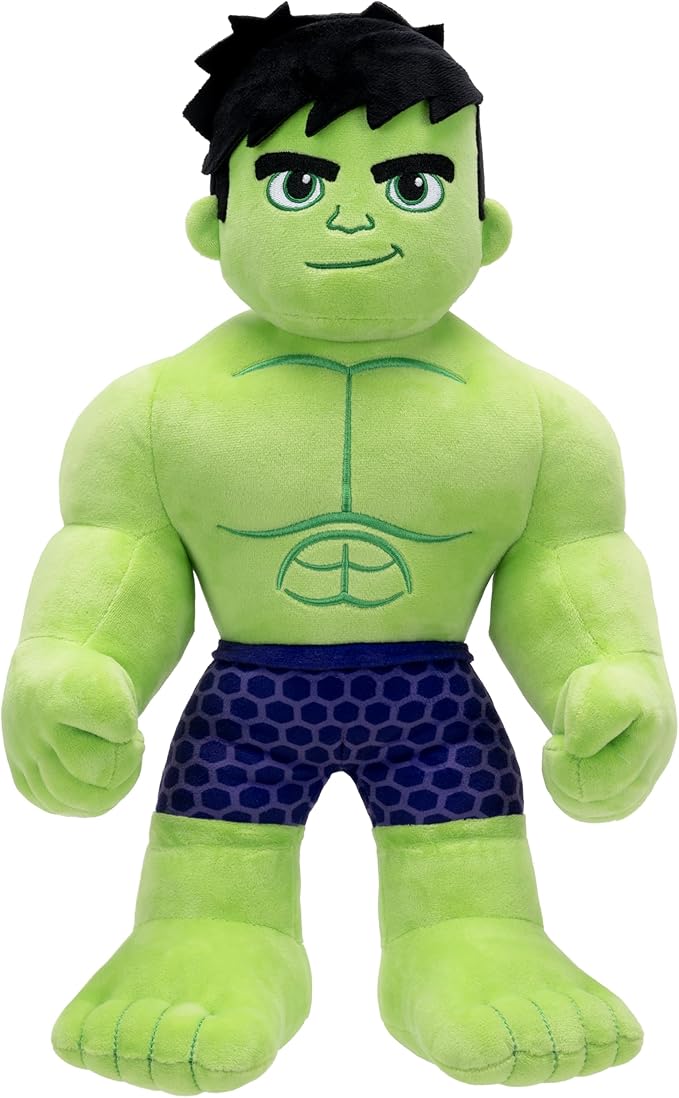 Marvel Spidey and His Amazing Friends My Friend Hulk Feature Plush - 16-Inch Talking Plush with 16 Unique Phrases