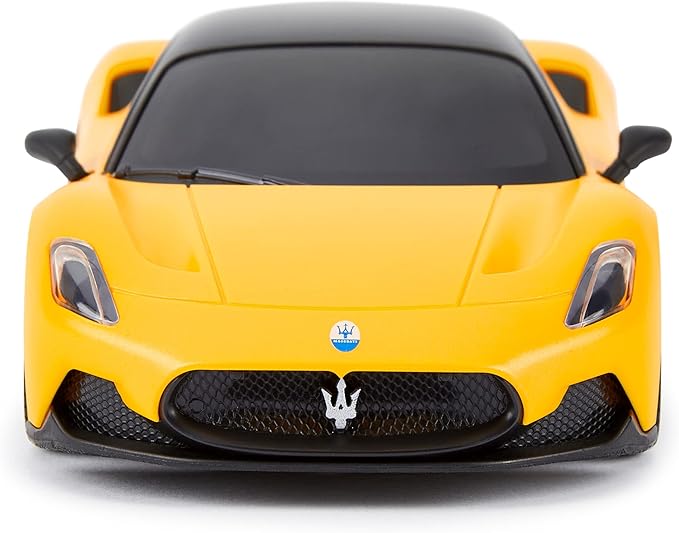 1:24 Scale Officially Licensed RC Maserati MC20, Yellow Sport Racing Hobby Toy Car Model Vehicle for Boys Girls and Adults Gift