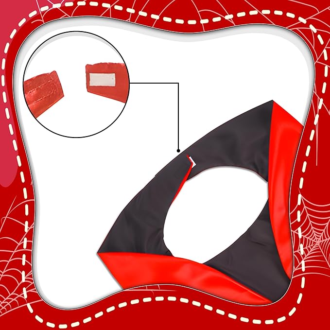 TEEHOME 3 Pack Spider Capes and Masks - His Amazing Friend for Kids Birthday Party Favors - Dress-Up Costume Set - Superhero Supplies, Decorations, Halloween Costumes, Gifts for Boys & Girls