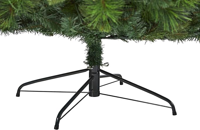 Nearly Natural 7.5ft. West Virginia Full Bodied Mixed Pine Artificial Christmas Tree with 600 Clear LED Lights and Pine Cones