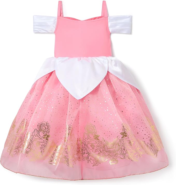 DISNEY STORE Official Princess Halloween Costume for Kids - Disney Princess Dresses - Dress up Clothes for Pretend Play