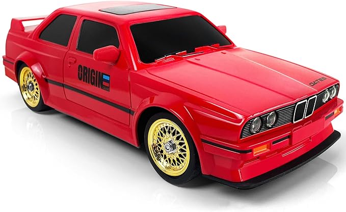Remote Control Cars 1:16 Scale RC Drift Car 2.4Ghz 30KM/H High Speed 4WD RTR Racing Car with Drift Tires LED Lights 2PCS Rechargeable Batteries RC Sport Cars Toys for Adults Boys Girls Kids Gift